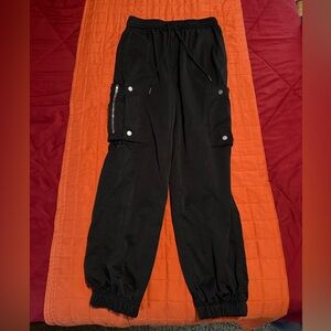 Black Cargo Baggy Women’s Pants